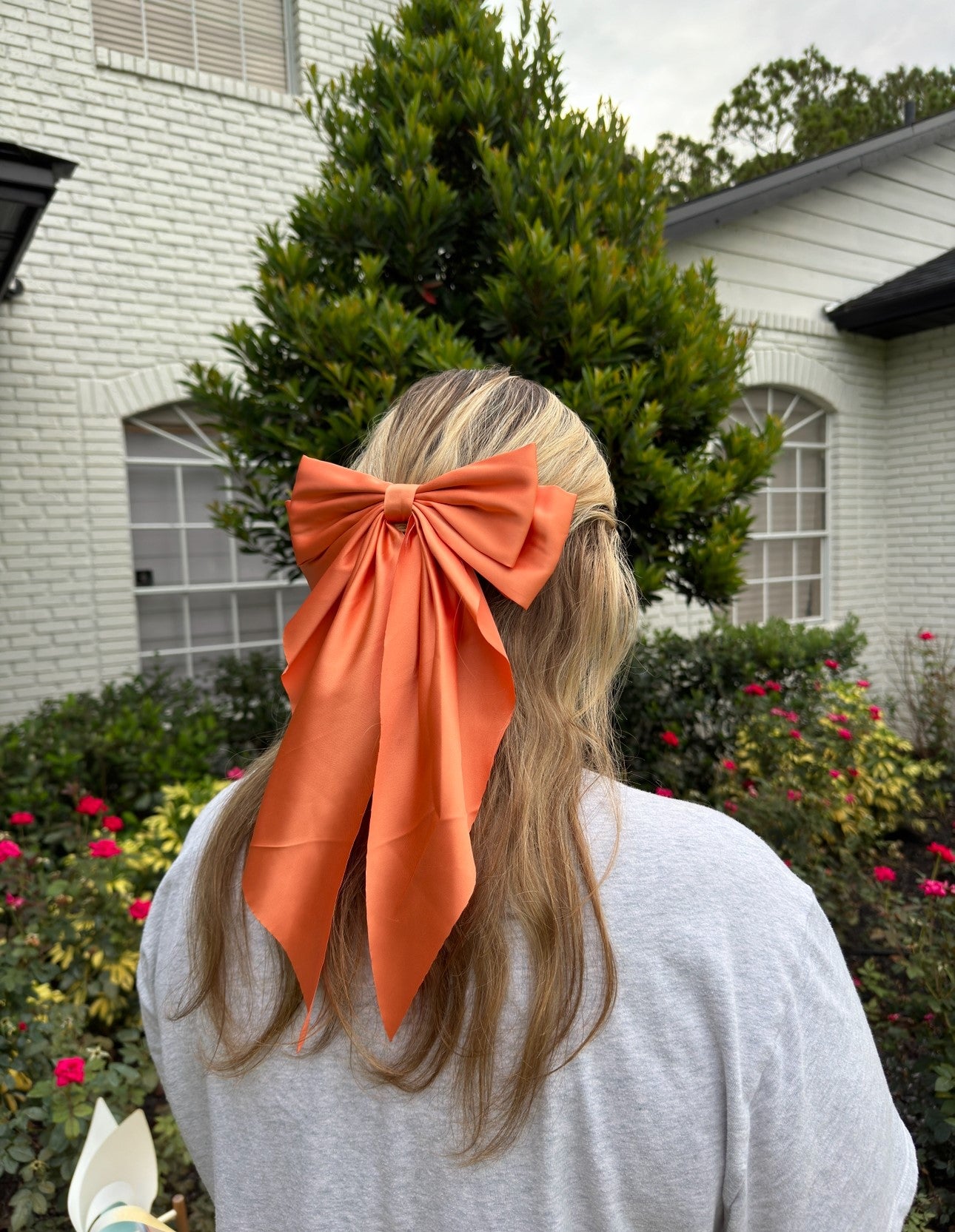 Orange Sherbet Bow